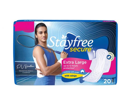 Stayfree Secure Extra Large with Wings 20 Pads.jpg